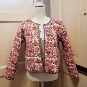 SZ Blockprint Reversible Quilted Jacket Size Medium